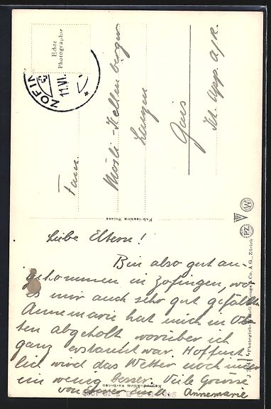 Cartoline postali: Zofingen, Totalansicht mit Strasse aus d – Usato da Berlin venduto da bartko-reher 1