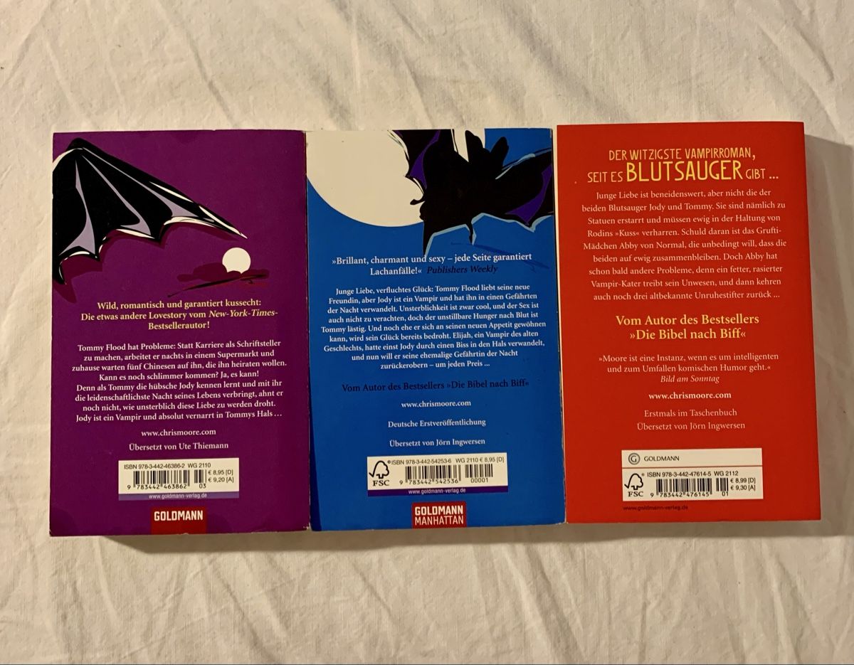 Bücher: Christopher Moore Bücher – Gebraucht aus Zürich von benebiene 1
