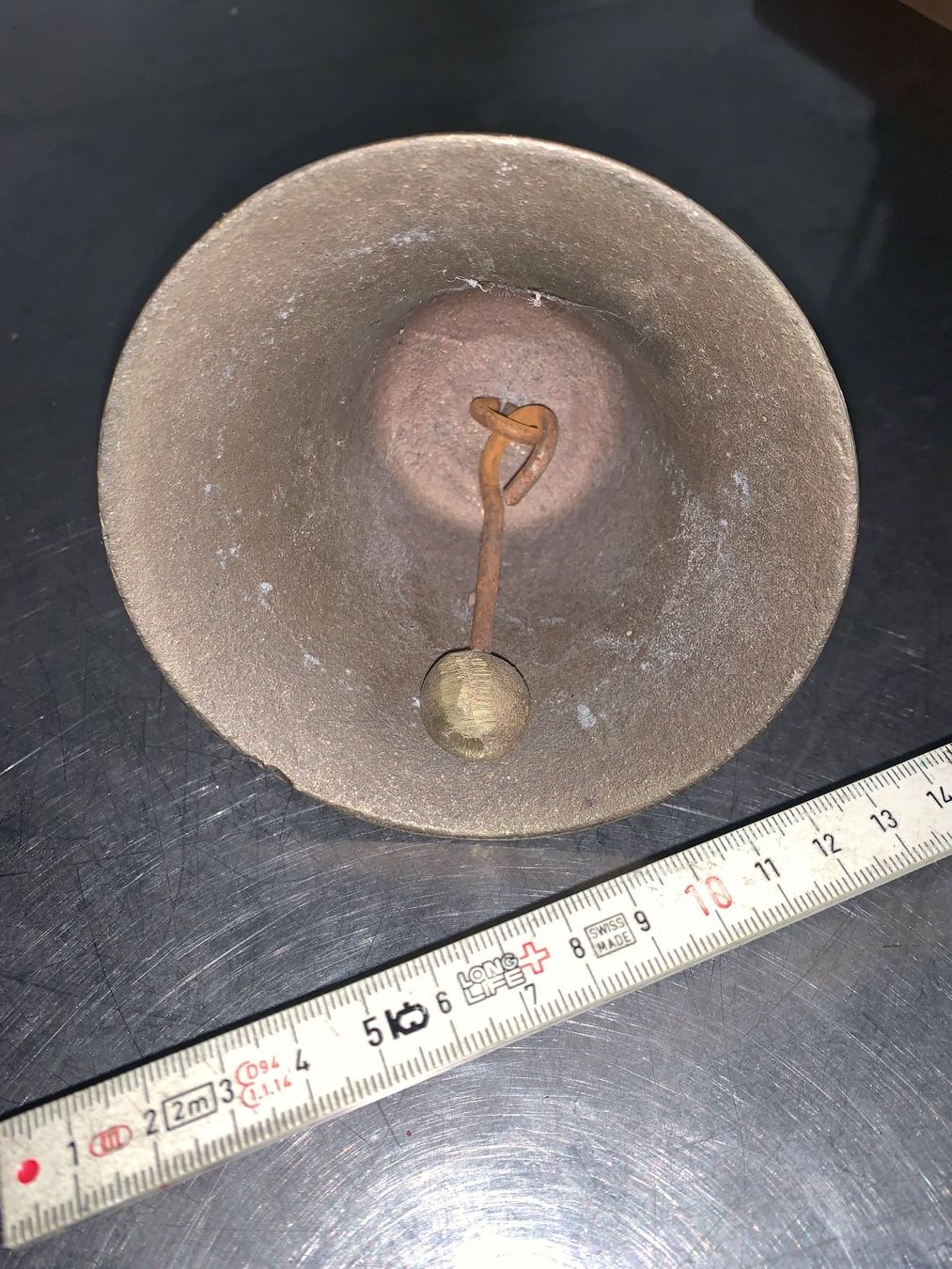 Campanacci mucche: Messing Glocke, Hausglocke  Schiffsglocke – Usato da Rickenbach SZ venduto da Frickler 4