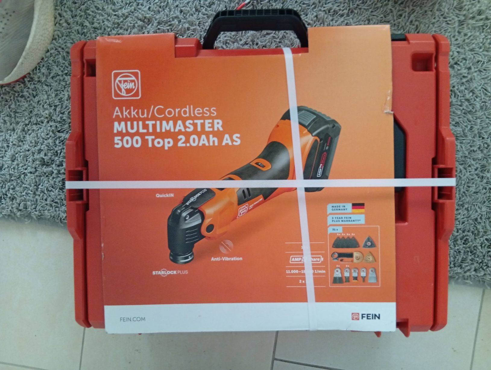 Fein Alle Werkzeuge: Fein Akku-Multimaster AMM 500 Plus | 18 V | 2.0 Ah – Neu und originalverpackt aus Hettlingen von London1982