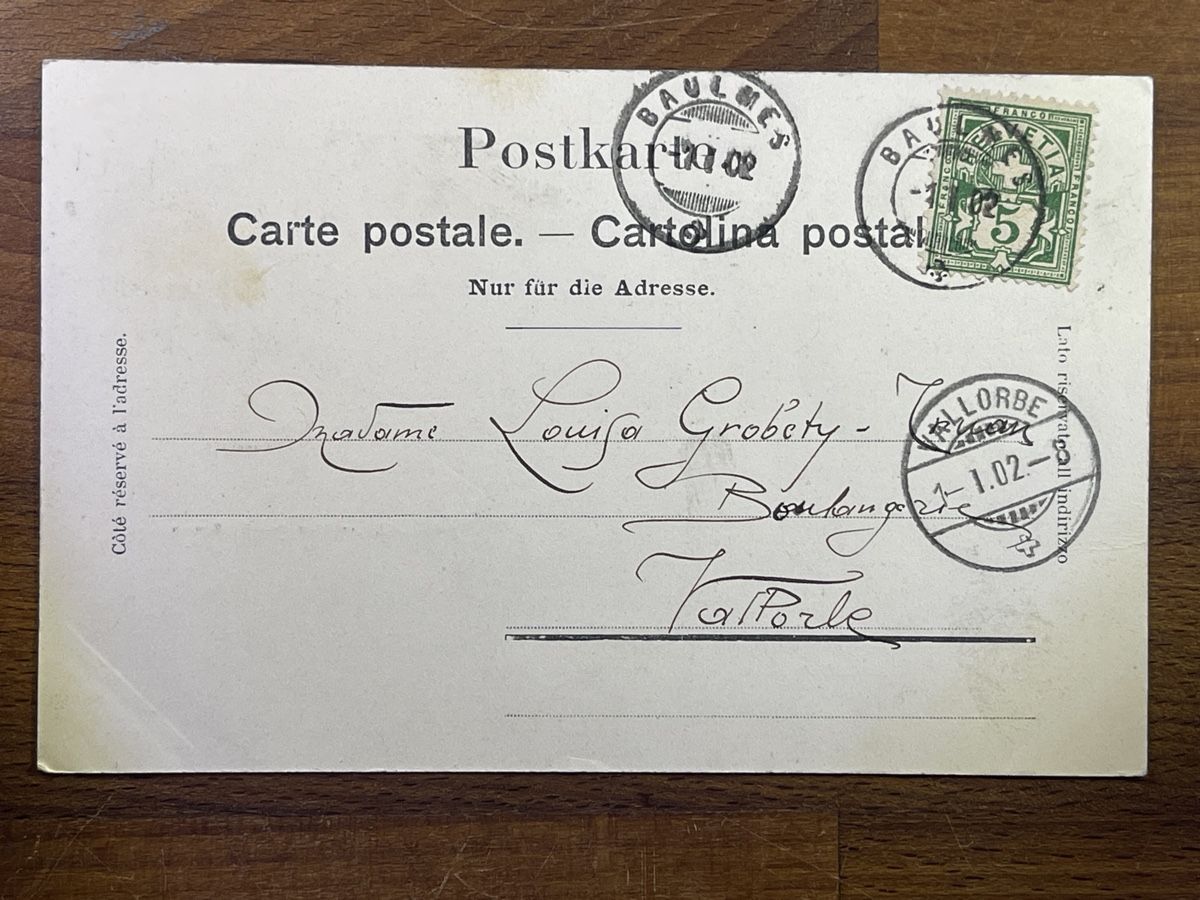 Cartoline postali: Ansichtskarte von Baulmes – Usato da Strengelbach venduto da Aschatan5 1