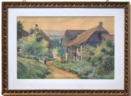 Ramuz Ins Bern Seeland Bauernhaus Landschaft Jugendstil