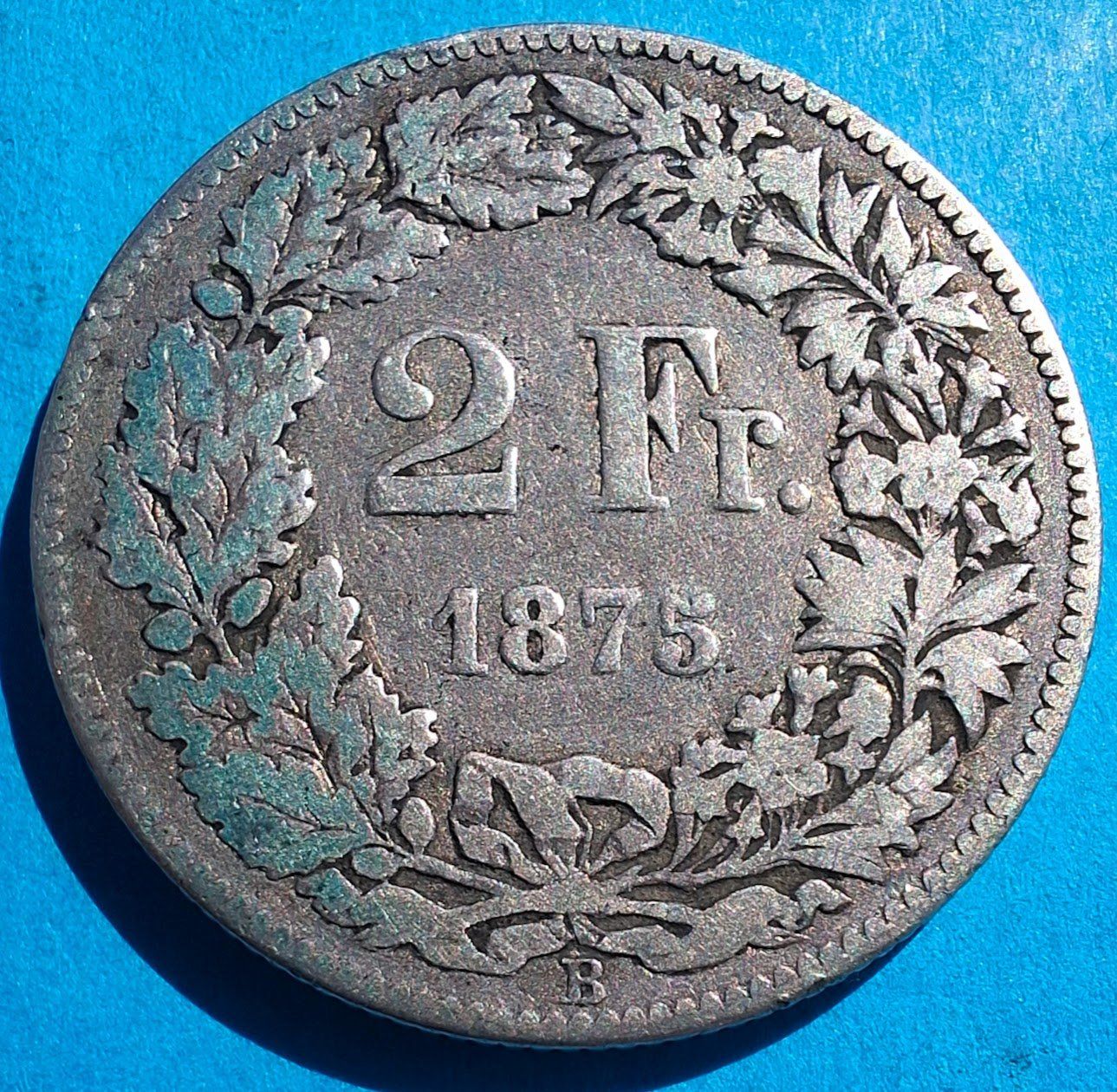 Tutti le monete: CHF___2.00 1875 S++ – Usato da Fribourg venduto da Kiki020