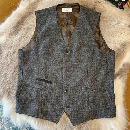 Elegante Herrenweste von Carl Gross, Grösse 50, Top Zustand