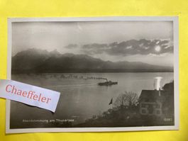 1929 Abendstimmung am Thunersee 12082