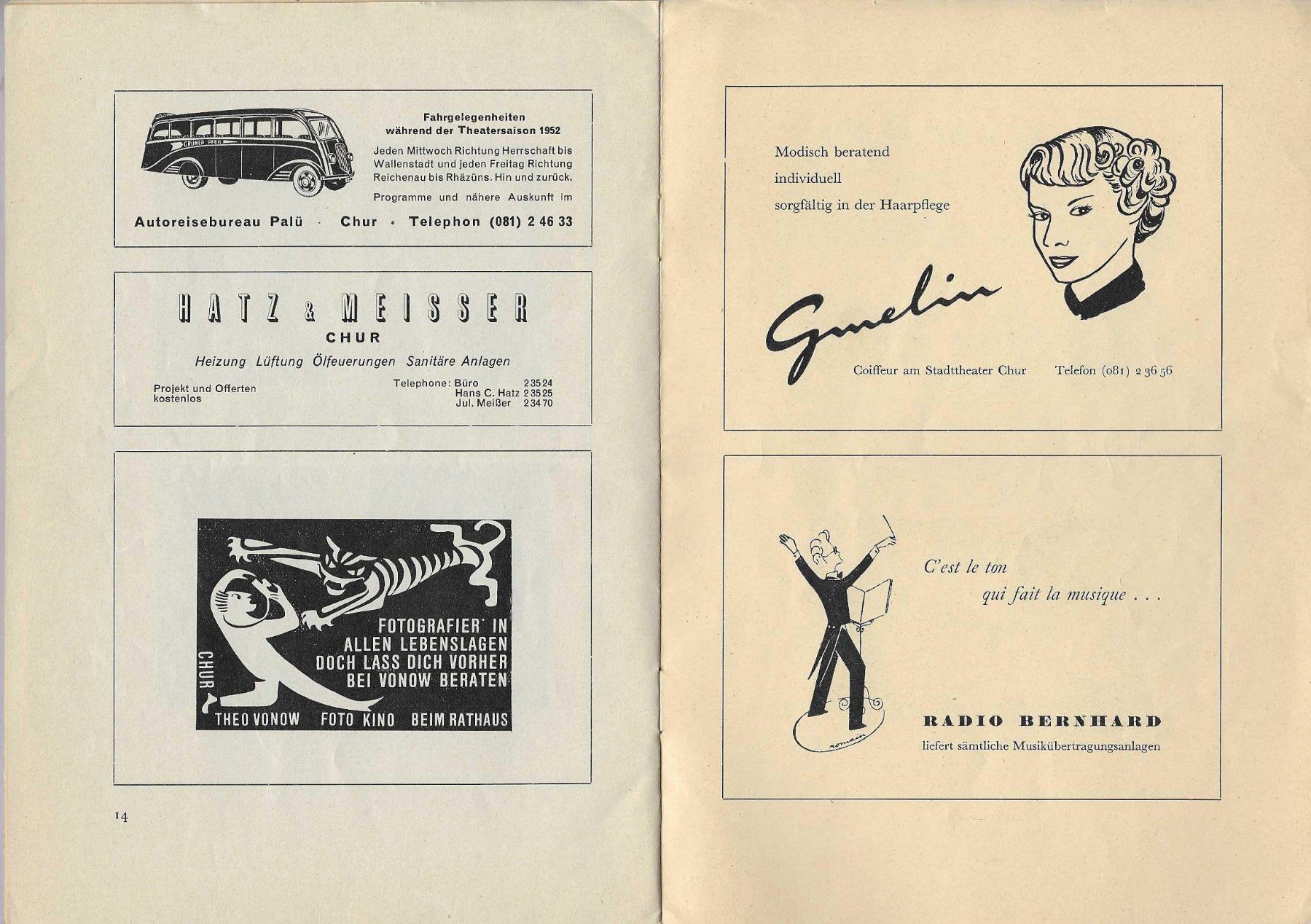 Libri: Stadttheater Chur ca. 1950 – Usato da Flims - Dorf venduto da Stagediver 6
