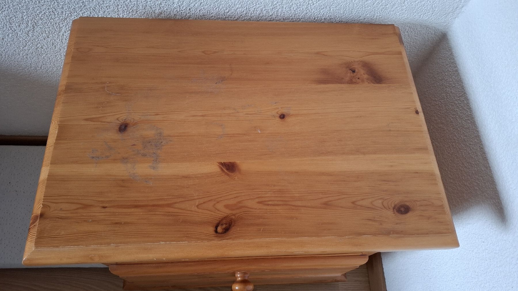 Nachttische: Holz Nachttischli, massiv, mit Schubladen – Gebraucht aus Biberist von HarleySeventyTwo 2