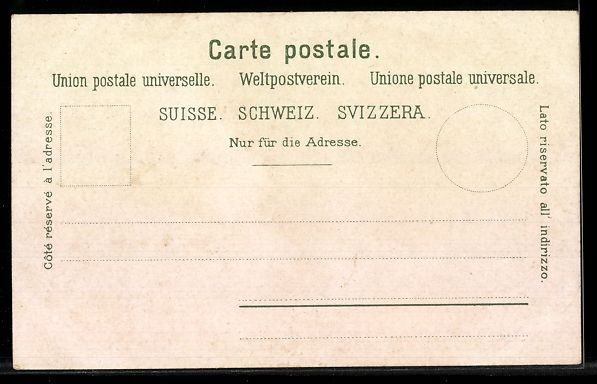 Ansichtskarten: AK Thalweil, Ortsansicht mit Gebirgspanorama – Gebraucht aus Berlin von bartko-reher 1