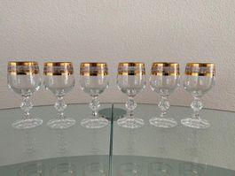 6er Set Bohemia Claudia Exclusive Likörgläser Kristallglas