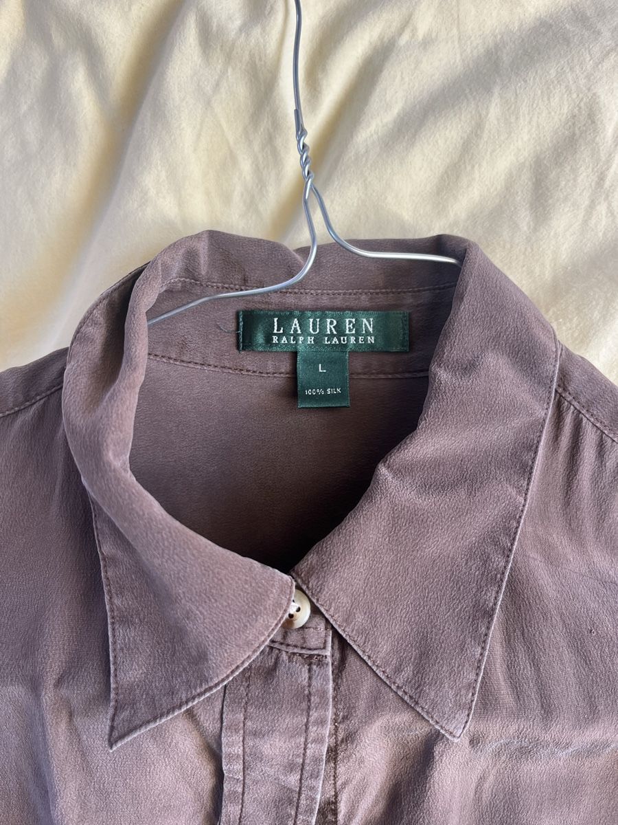 Ralph Lauren Camicette: Ralph Laurent shirt brown – Usato da Lugano venduto da car_k92g 1