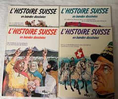 4x L'Histoire Suisse Comic Konvolut  kompl.Serie Französisch