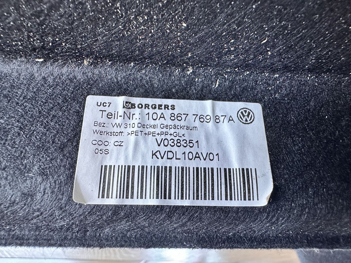 VW Tutti i ricambio: VW Deckel Gepäckraum – Usato da Auslikon venduto da Kaede4 2