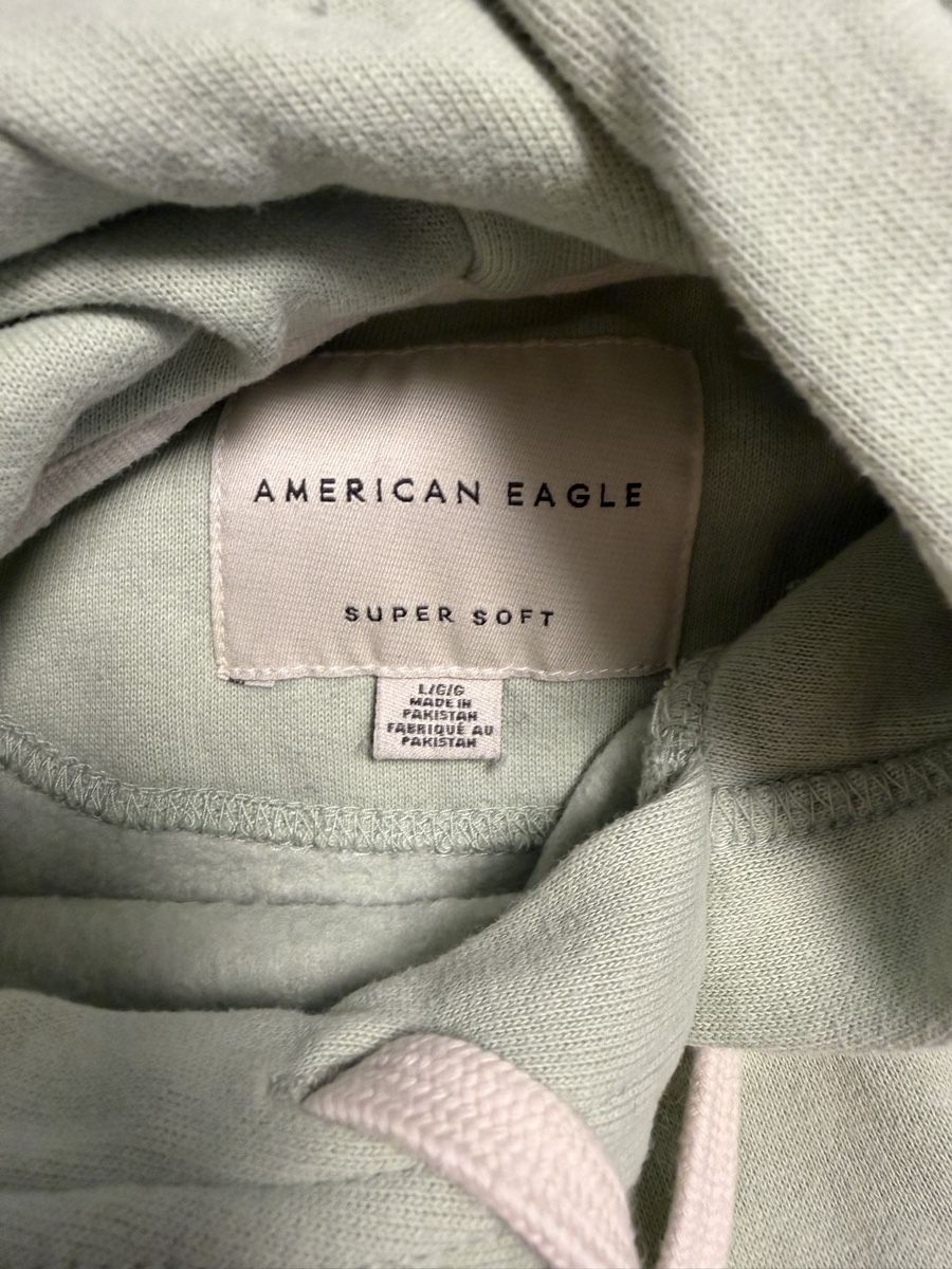 American Eagle Maglioni & Felpe: Kapuzenpullover American Eagle L mintgrün neuwertig – Usato da St. Gallen venduto da swarley89 1