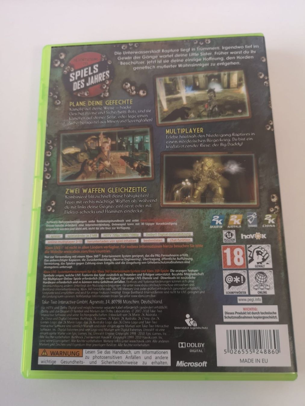 Giochi: Bioshock 2 (XBOX 360) – Usato da Herisau venduto da Seyashop1 2