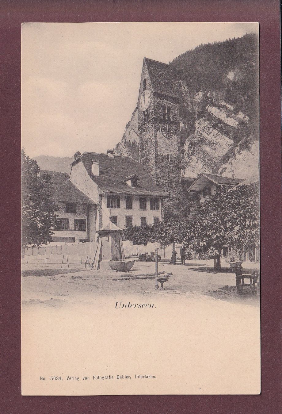 Ansichtskarten: UNTERSEEN - Kirche – Gebraucht aus Pully von nicecards