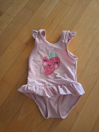 Badekleid "Erdbeere" in Gr. 80