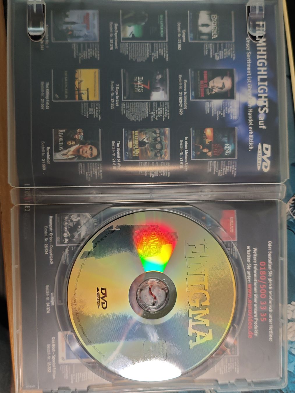 Tutti i DVDs: Enigma  – Usato da Laufenburg venduto da Toni5010 2