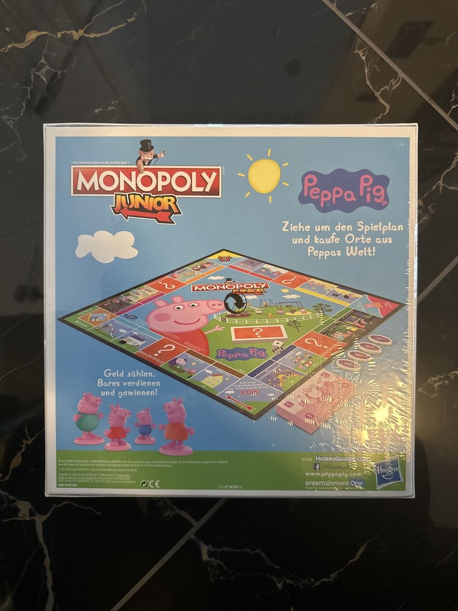 Hasbro Giochi: Monopoly Junior Peppa Wutz – Nuovo e nell'imballaggio originale da Thun venduto da tulu_1995 1