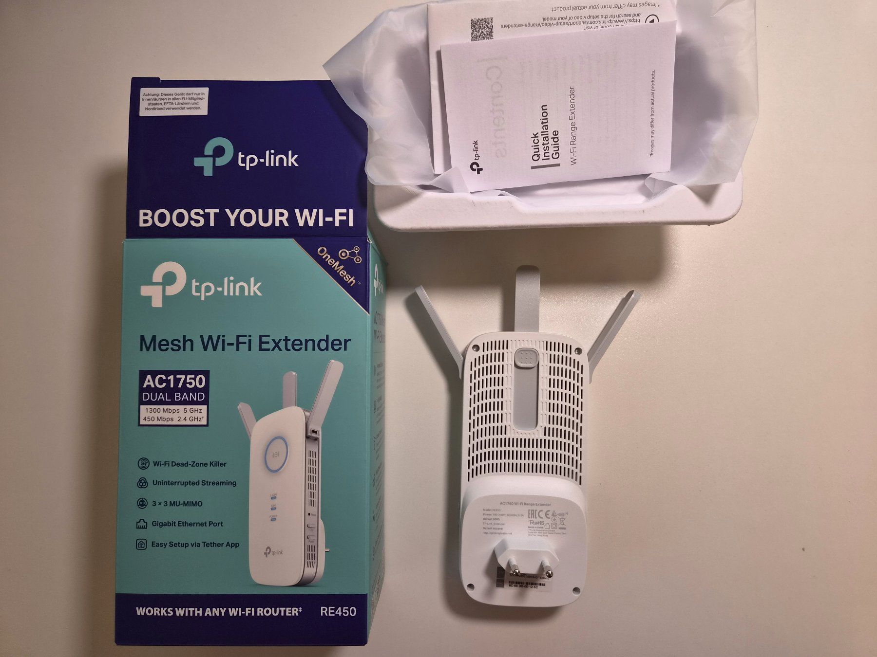 TP-Link WiFi: tp-link AC1750 Mesh Wi-Fi Extender – Usato da Muri AG venduto da Dongle0 1