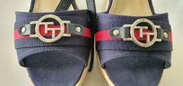 High Heel SandalettenTom Tailor Gr. 42 navy, 10cm Abs. NEU!