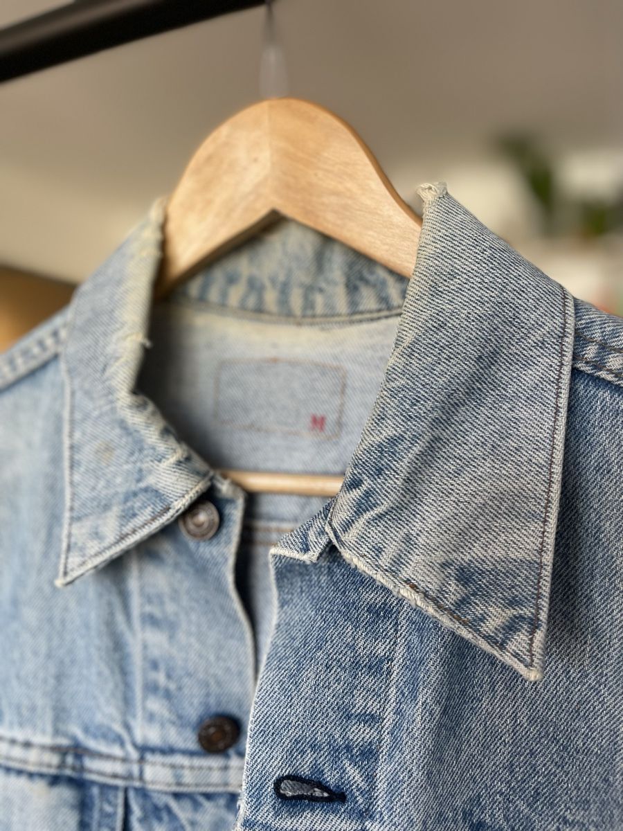 Levi's Giacche: Vintage Levi's Jeans Jacke, hellblau, Gr. M – Usato da Zürich venduto da Tcj.han 4