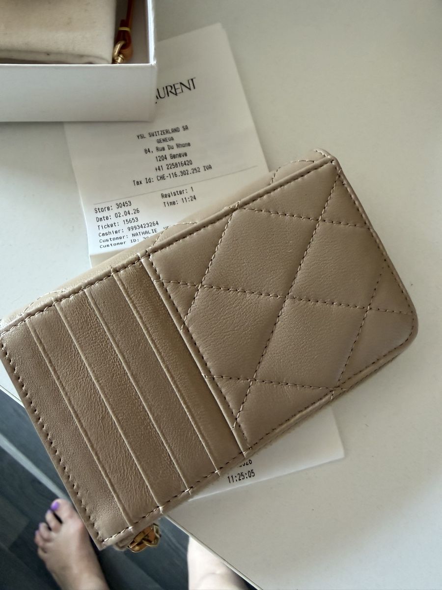 Saint Laurent Portamonete: Porte-carte Yves Saint Laurent – Nuovo e nell'imballaggio originale da lausanne venduto da Boulet2001 1