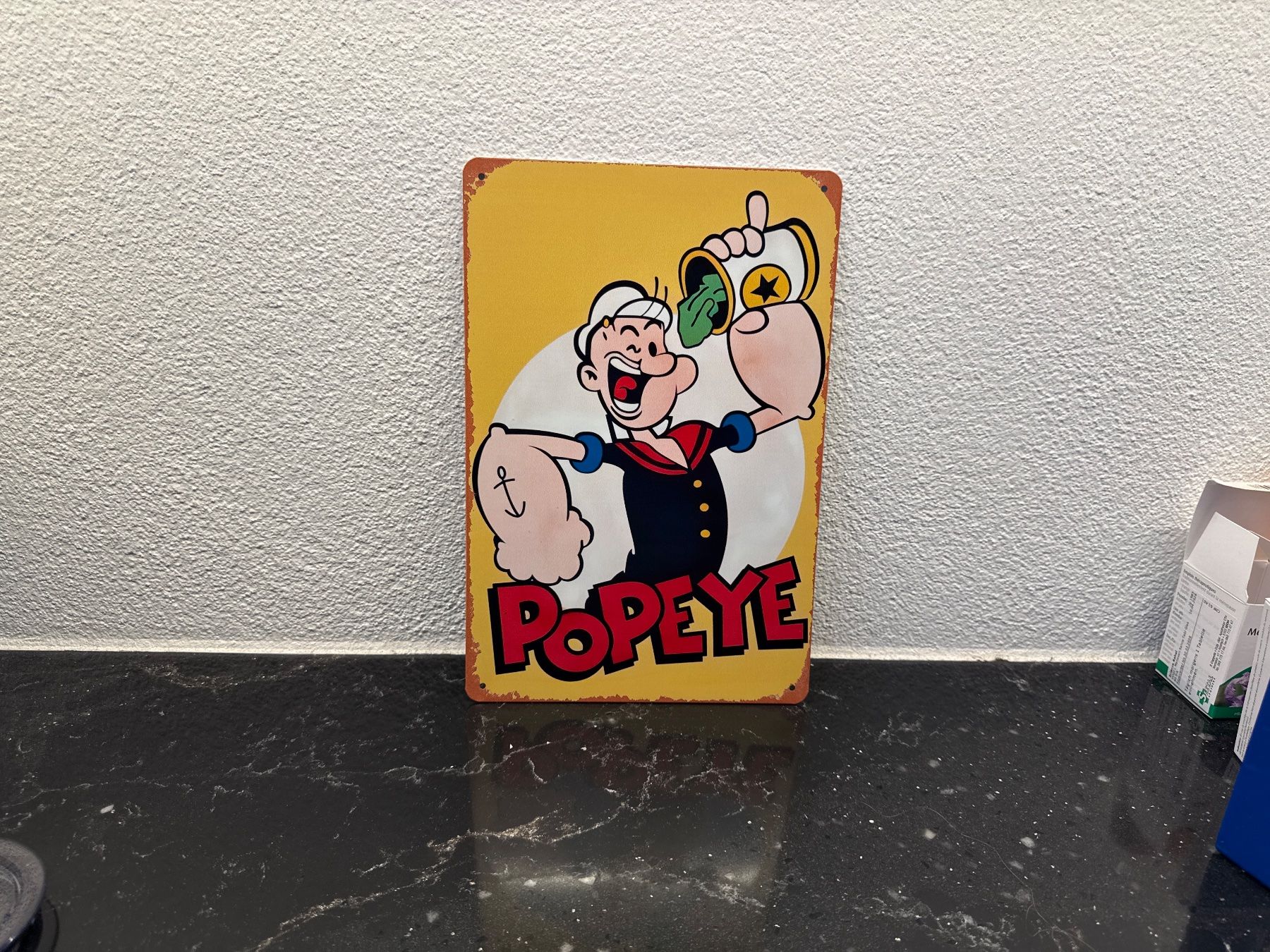 Insegne: SCHILD METALL POPEYE / DER RENNER/ NEU / 1 Pcs. – Nuovo e nell'imballaggio originale da Seon venduto da Aaargauer01 6
