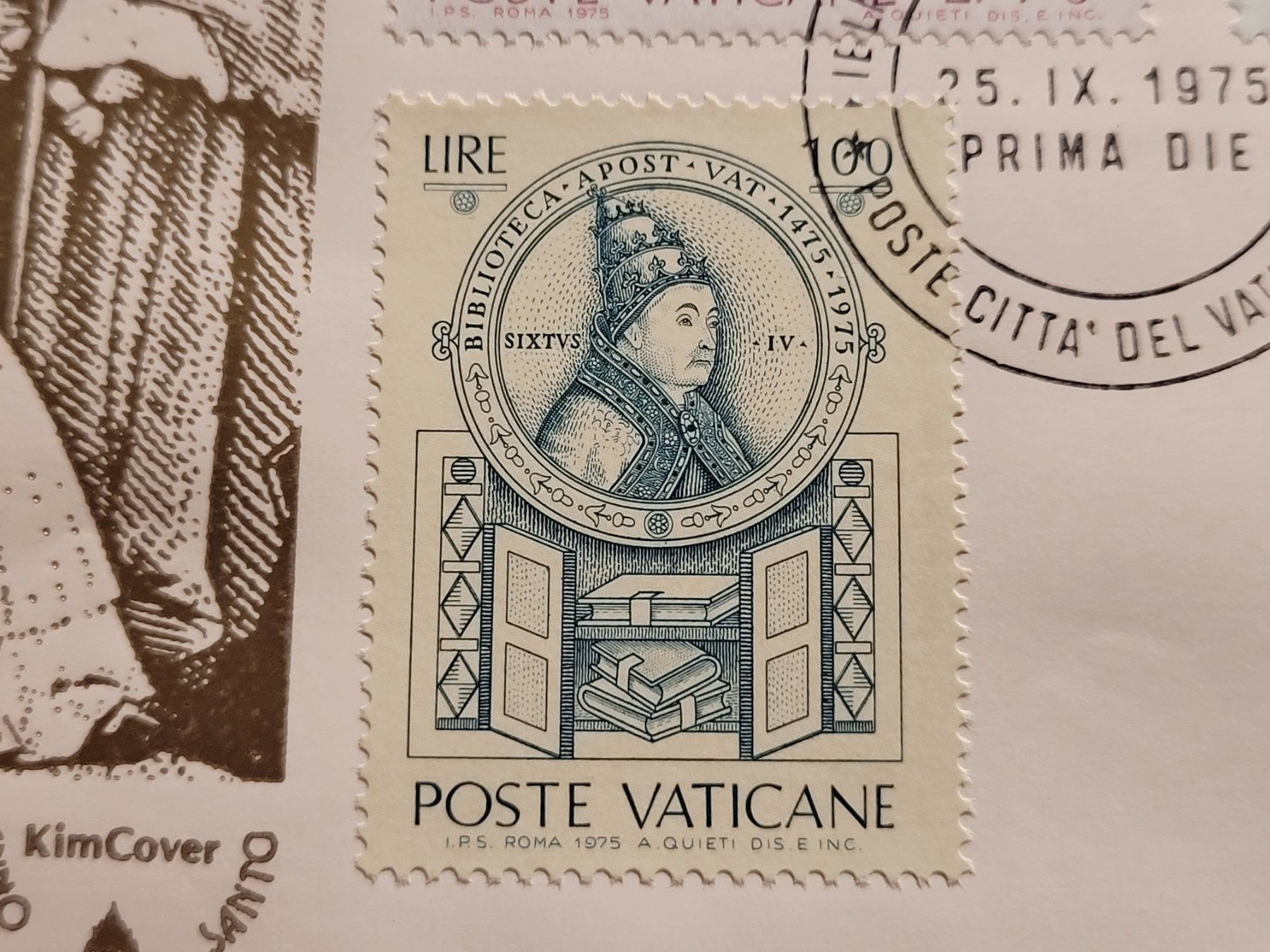 Buste & buste per spedizione: Enveloppe timbrée - Poste Vaticane - 1975 – Usato da Payerne venduto da tintin08 3