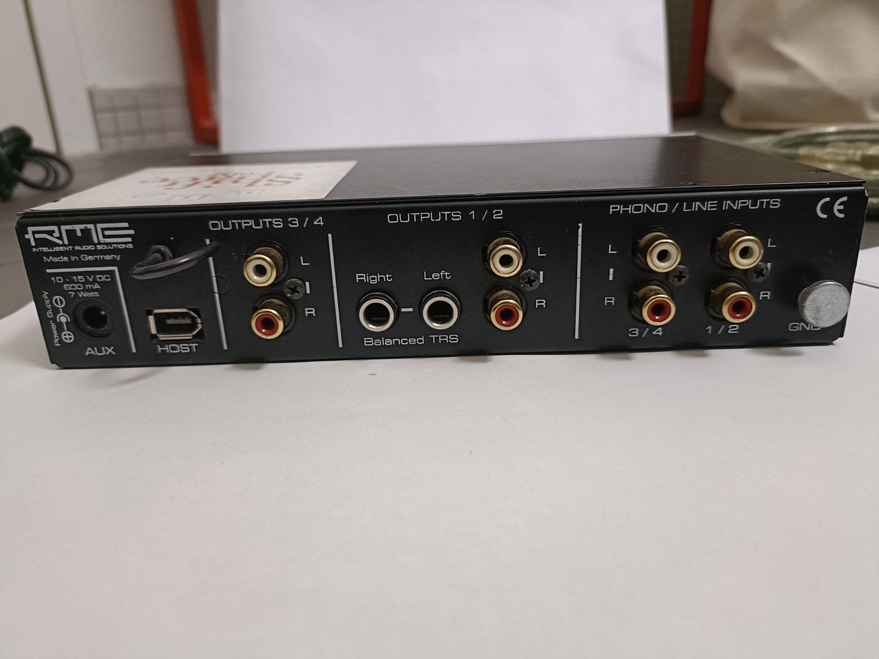 RME Attrezzatura per studi di registrazione: RME HDSP RPM Audio Interface – Usato da Zürich venduto da reduzent 2