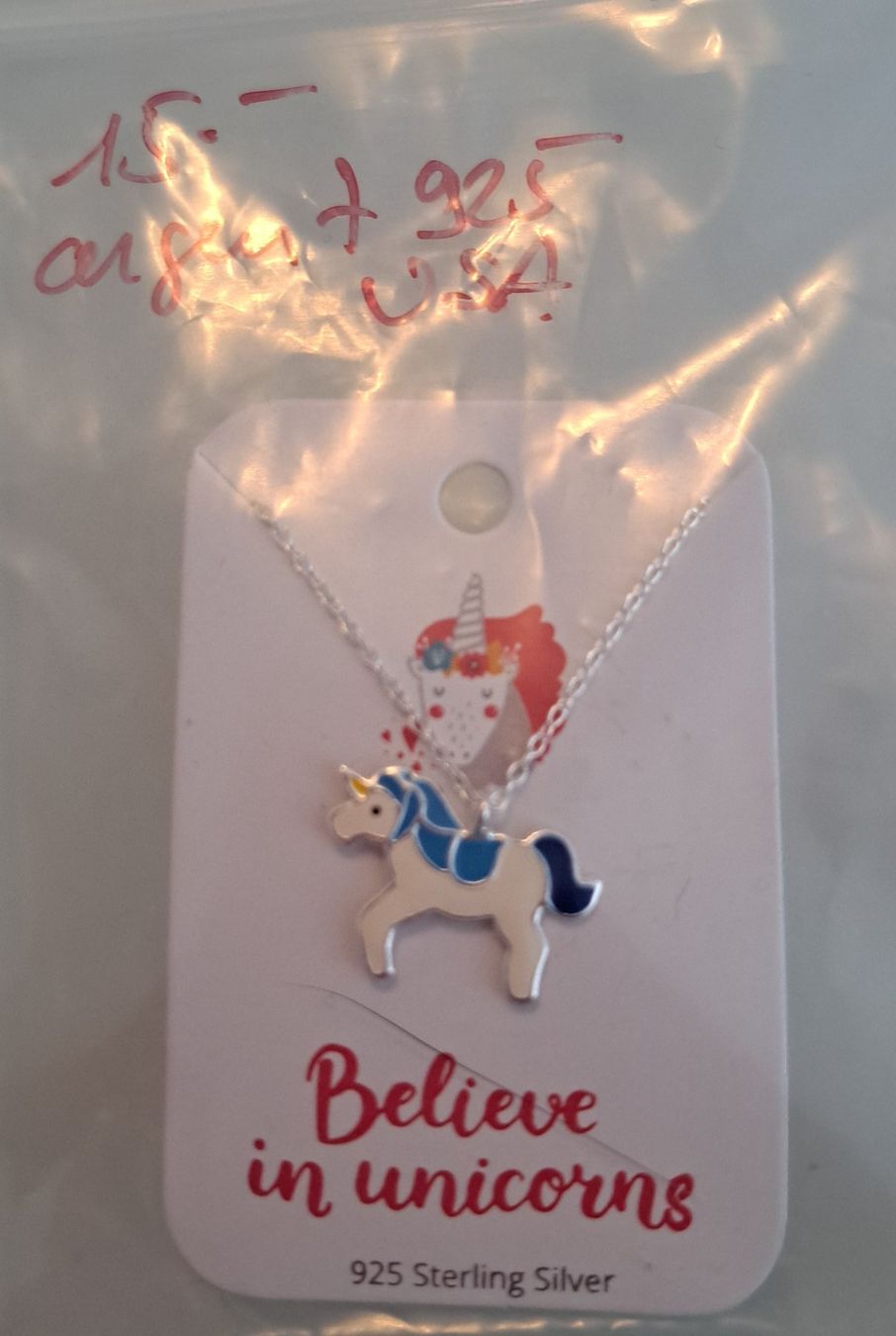 Colliers: Collier licorne 925 – Neuf avec emballage d'origine à Biel/Bienne par raf_2yqq