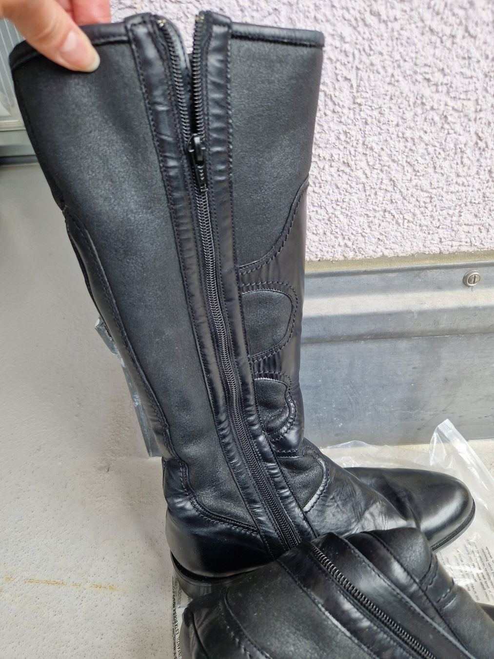 Scarpe da donna: Bottes cuir noir doublées mouton véritable – Nuovo (secondo la descrizione) da Pully venduto da Andalous 3