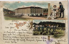 Gruss aus Herisau, Litho, 1902