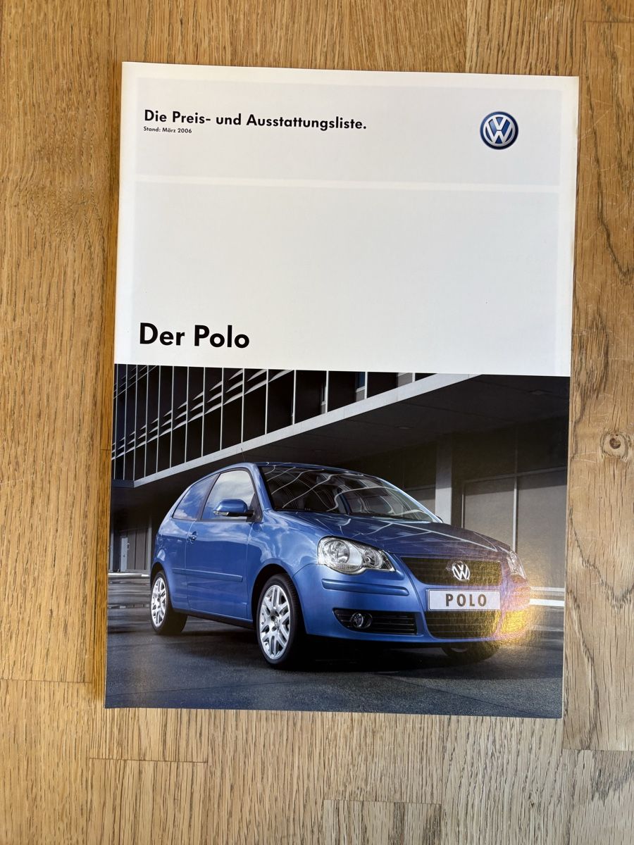 VW Documenti: VW Polo Spezialversionnen – Nuovo (secondo la descrizione) da Freienstein venduto da Golfbueb 2