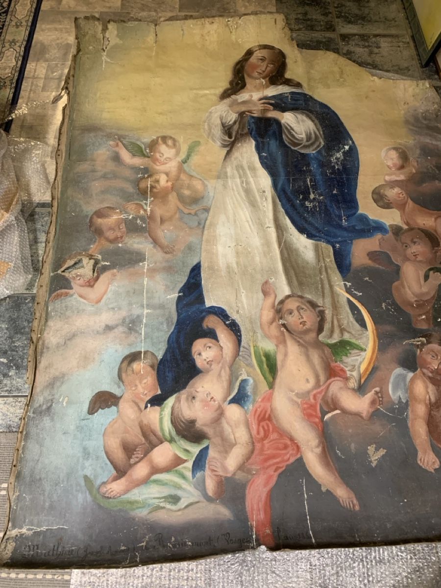 Dipinti: Mondsichel Madonna 1861 – Difettoso da Wolfhalden venduto da SecondAntique 7