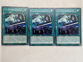 Yu-Gi-Oh! F.A.-Anpressdruck x3 - Selten - Top Zustand!