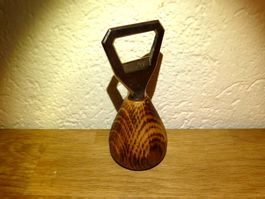 Flaschenöffner edel antik Holz