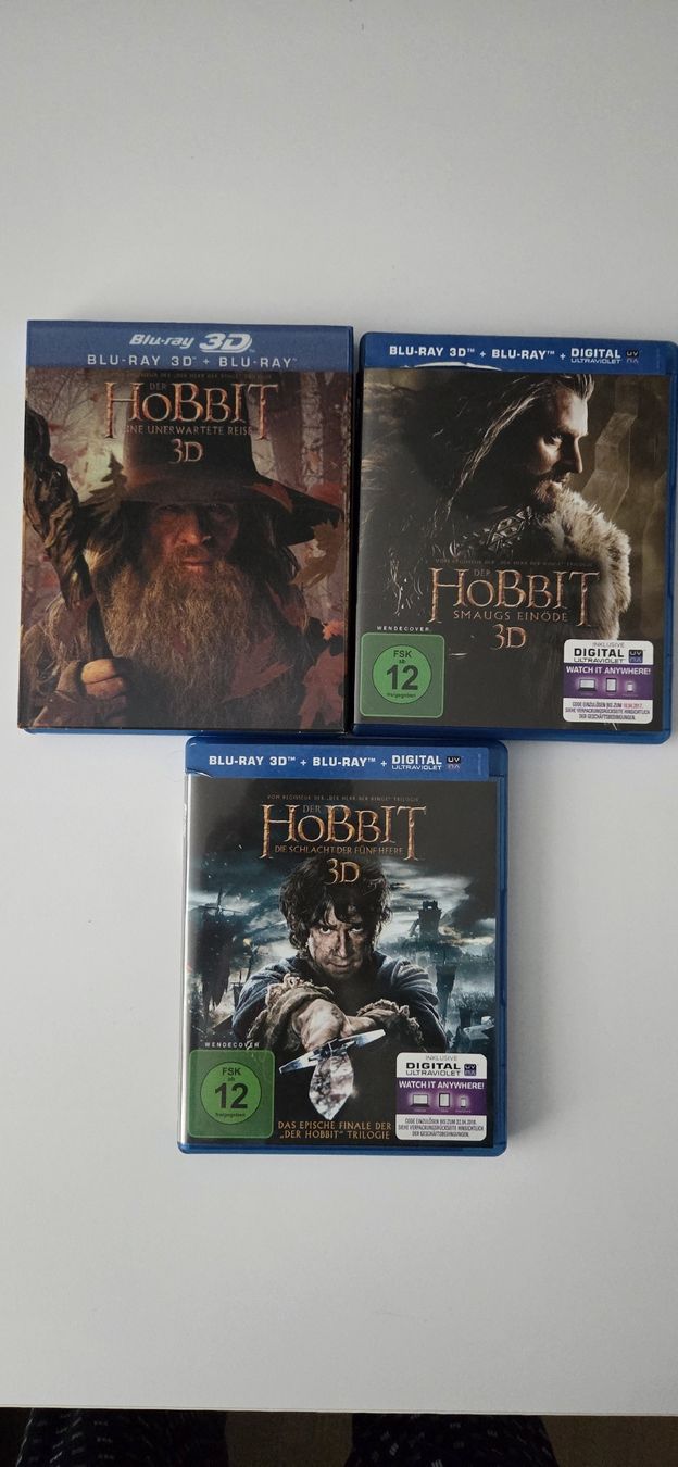 Tutti i DVDs: Hobbit Trilogie 3D Blu-ray – Usato da Einsiedeln venduto da Helvetios