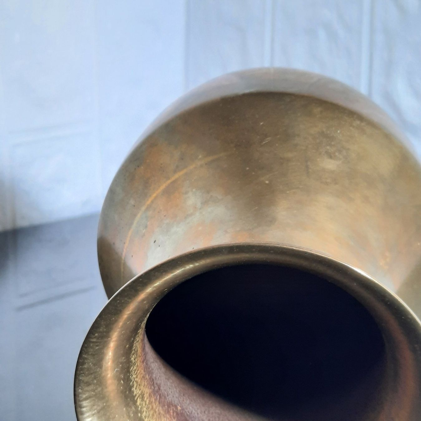 Vase & Récipients: Antike Vase aus Messing – D'occasion à Unterägeri par Altgoldschmuck 4