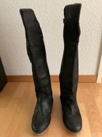 Bronx Kniehohe Lederstiefel mit Lederfutter Gr 38