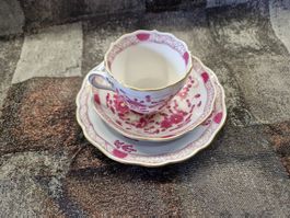 Meissen Porzellan Kaffeegedeck 3 -Teilig