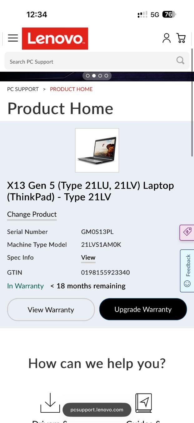 Lenovo Notebook: New Lenovo X13 gen 5 – Nuovo (secondo la descrizione) da Höri venduto da Binary_tech_ch 8