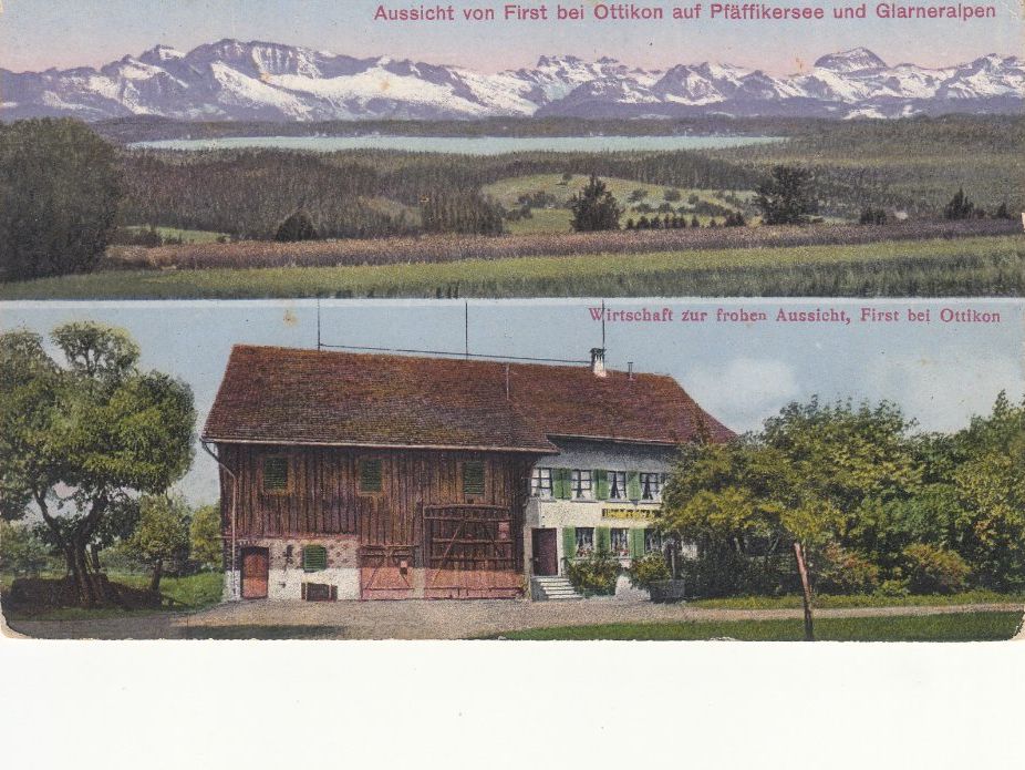 Cartoline postali: Ottikon First 1926 – Usato da Bürglen TG venduto da StampGraf