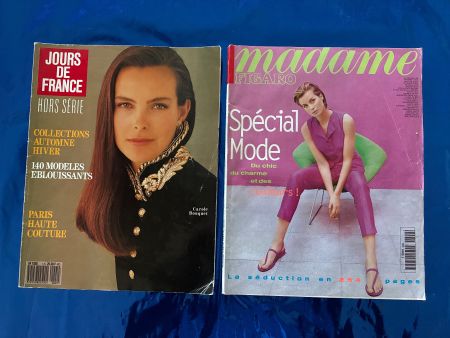 2 Modezeitschriften Madame Figaro 1996 Jours de france 1988