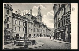 Lausanne, la place de la Palud, la fonta