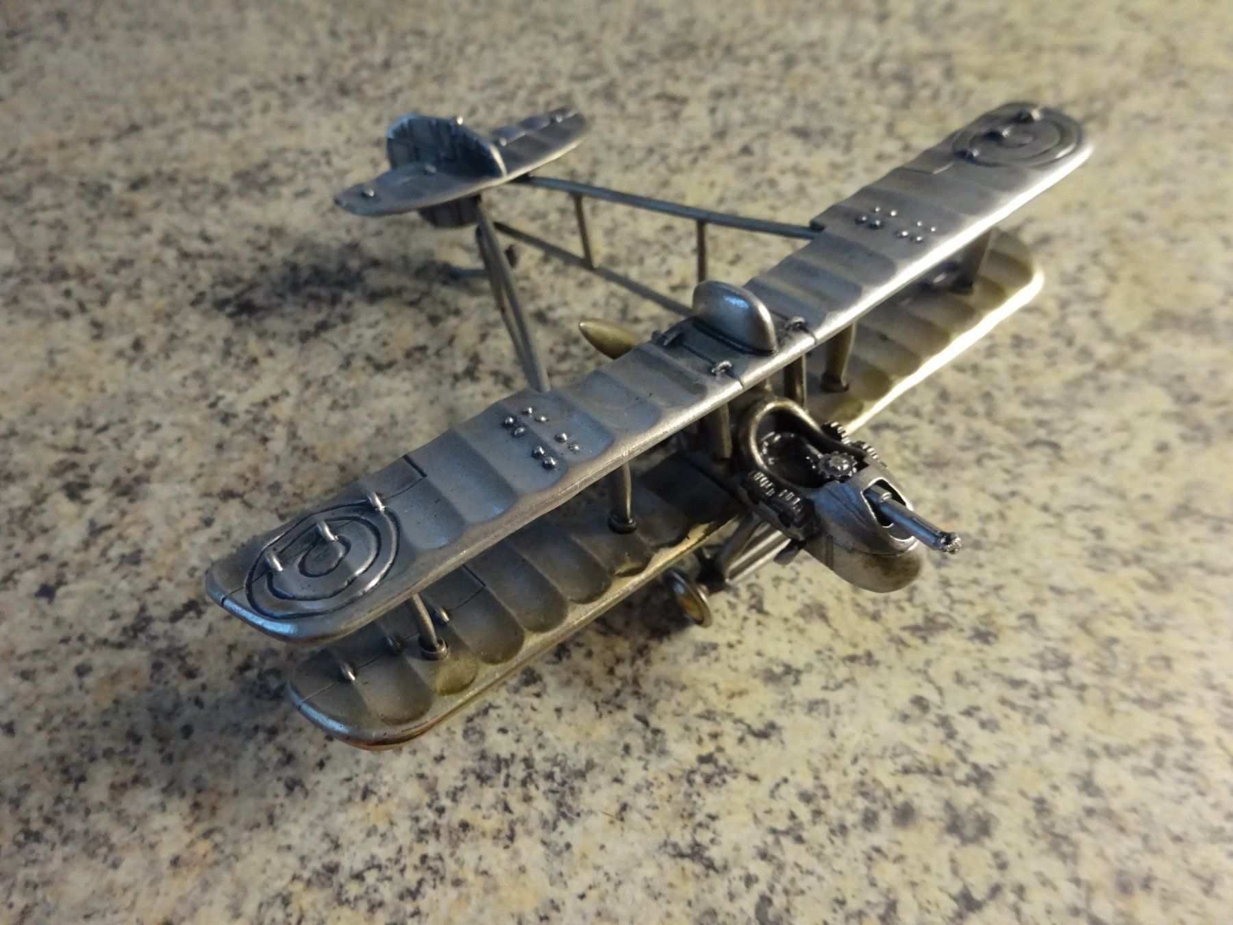 Kit di modellismo & Modellini statici: Doppeldecker Flugzeug / 800 Silber – Usato da Esslingen venduto da eintagammeer 1