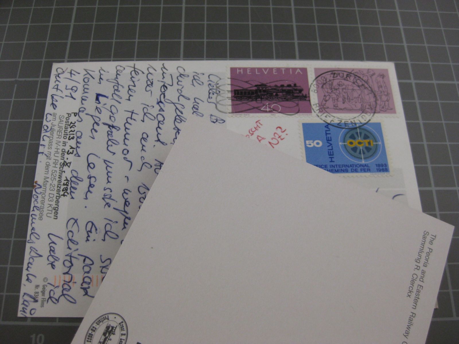 Cartes postales: Julierpass mit Postauto – D'occasion à Malters par Marosko 1