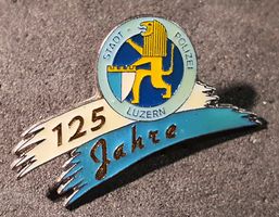 Y825 - Pin 125 Jahre Stadt Polizei LUZERN