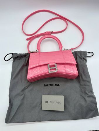 BALENCIAGA Hourglass XS Bag Pink – NEW 🩷