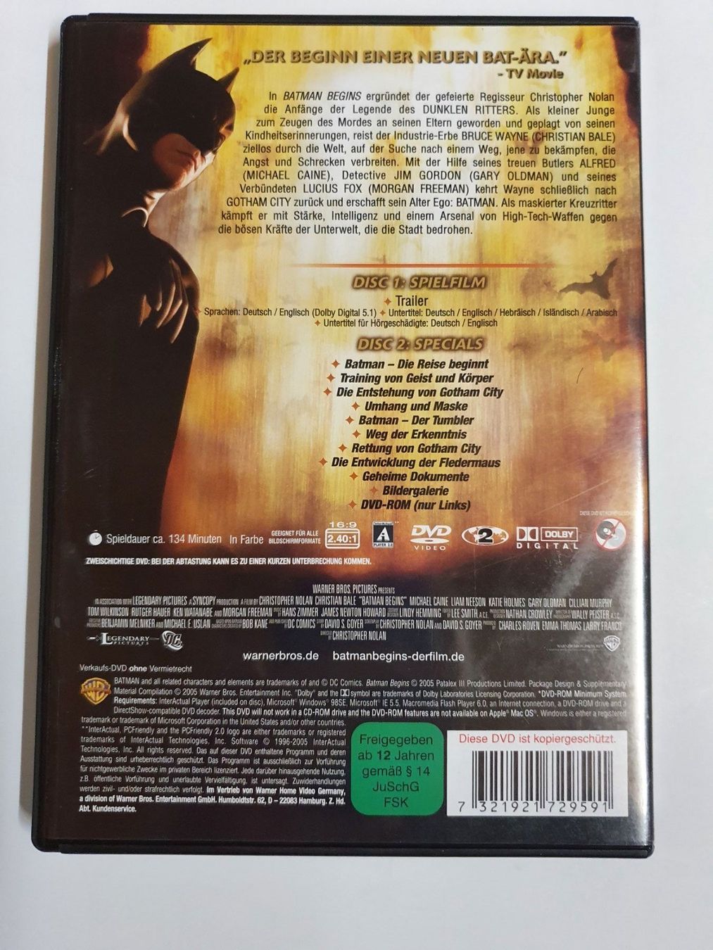 Alle DVDs: Batman Begins DVD – Gebraucht aus Oberdorf BL von BaldenEagle 3