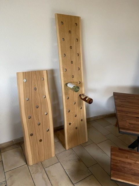 Portabottiglie: Weinständer gross aus massivem Eichenholz – Usato da Döttingen venduto da Comu7700 1